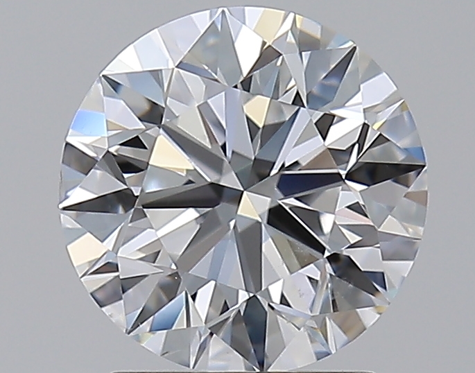 2.01 CaratD-SI1 EX Cut Round Diamond