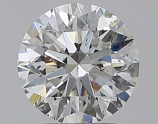 2.02 CaratH-SI2 EX Cut Round Diamond