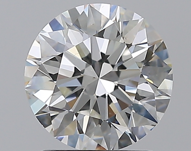 1.7 CaratH-SI1 EX Cut Round Diamond