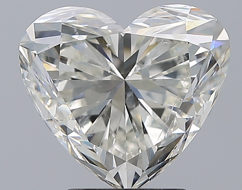 3.73 CaratJ-SI2 - Cut Heart Diamond