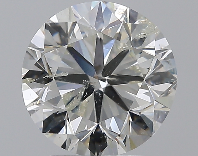 3 CaratH-SI2 VG Cut Round Diamond