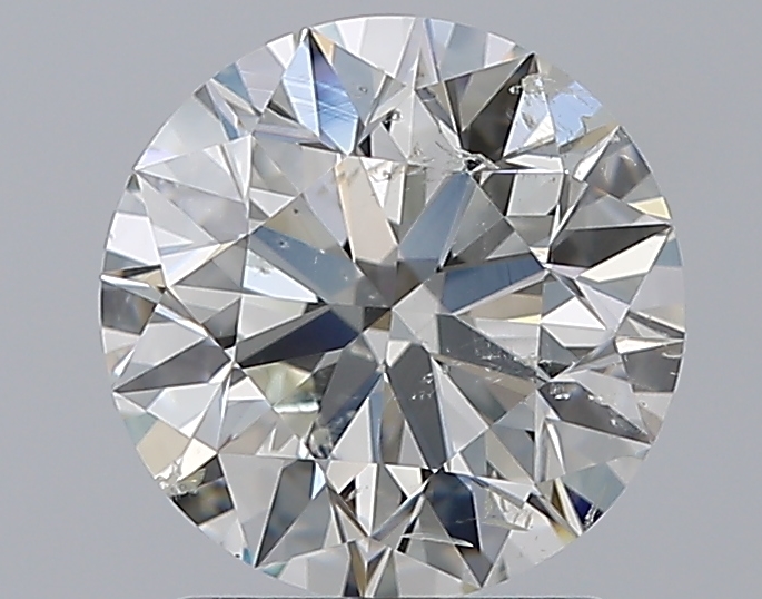 2.01 CaratH-SI2 EX Cut Round Diamond