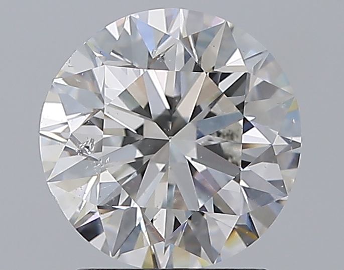 2 CaratG-SI2 EX Cut Round Diamond