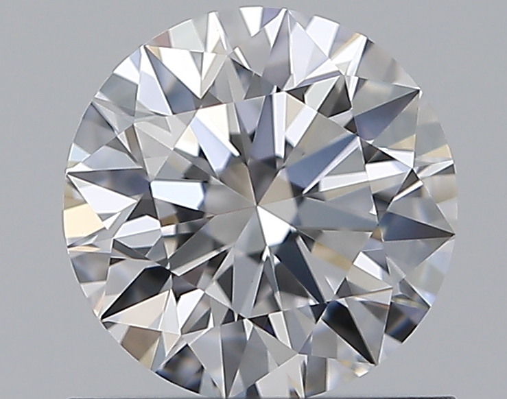 0.79 CaratD-VVS1 EX Cut Round Diamond