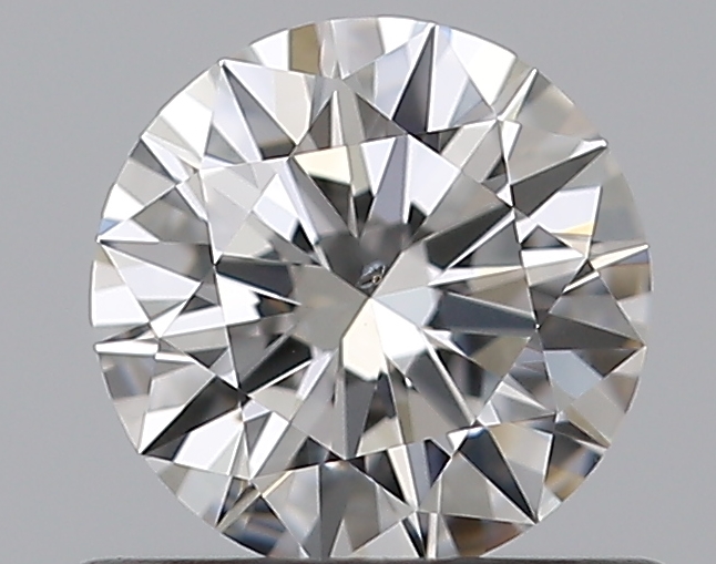 0.52 CaratE-SI1 EX Cut Round Diamond