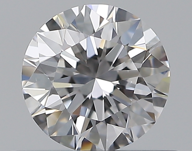 0.5 CaratD-VS2 EX Cut Round Diamond