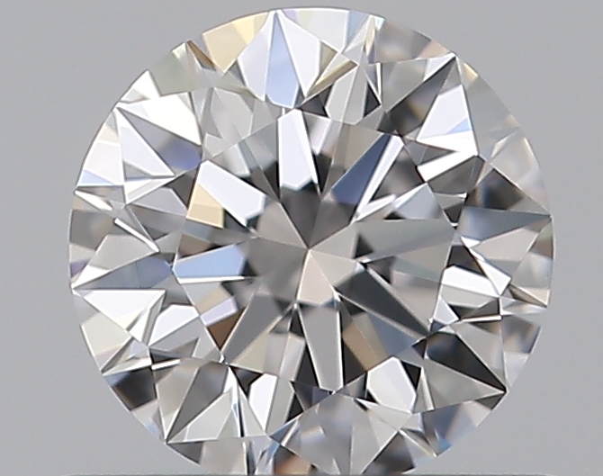 0.53 CaratD-VVS2 EX Cut Round Diamond