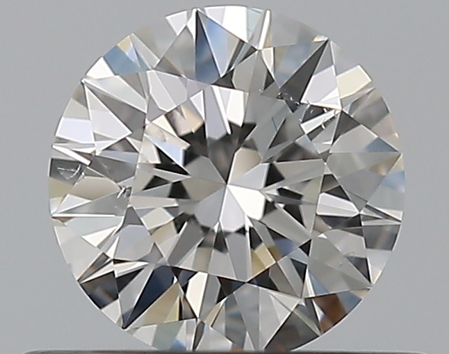 0.5 CaratF-SI1 EX Cut Round Diamond