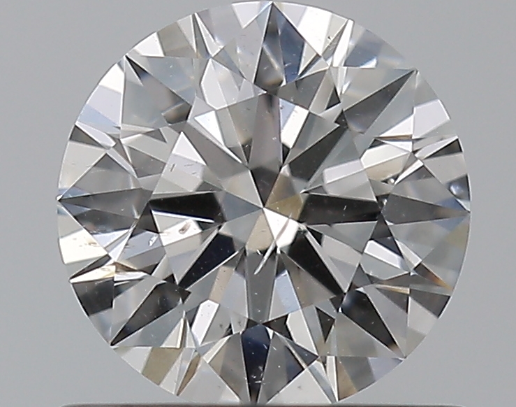 0.76 CaratE-SI2 EX Cut Round Diamond