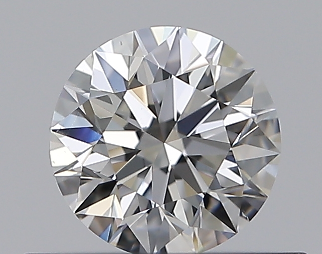 0.41 CaratF-VS2 EX Cut Round Diamond