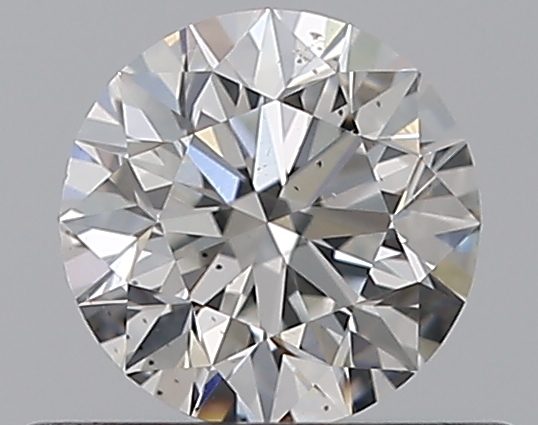 0.5 CaratF-SI1 EX Cut Round Diamond
