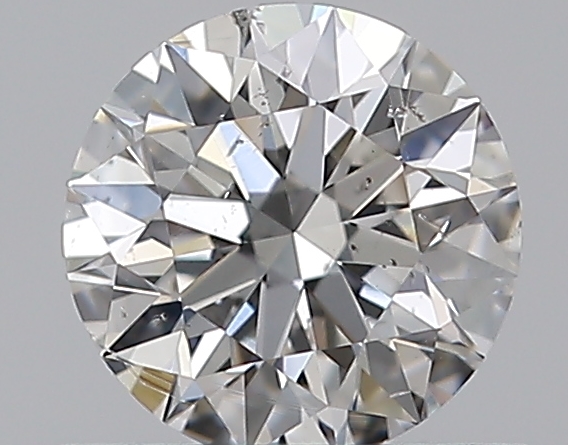 0.51 CaratF-SI2 EX Cut Round Diamond