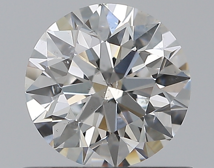 0.66 CaratG-SI2 EX Cut Round Diamond