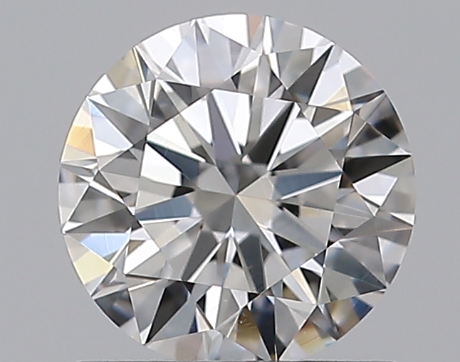 0.77 CaratF-VS2 EX Cut Round Diamond