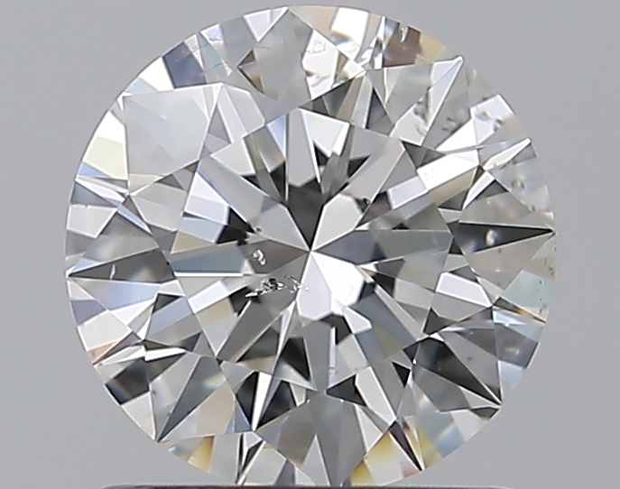 1.1 CaratG-SI2 EX Cut Round Diamond