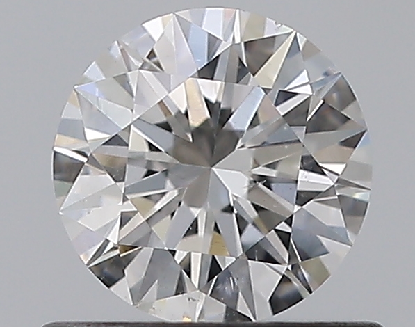 0.61 CaratF-SI2 EX Cut Round Diamond