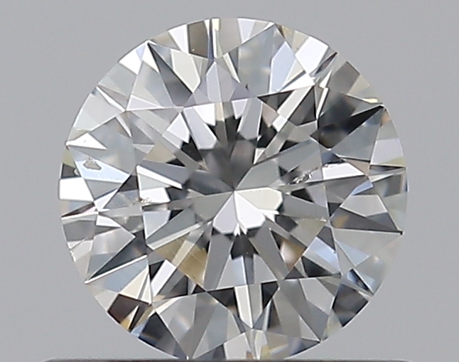 0.5 CaratF-SI1 EX Cut Round Diamond