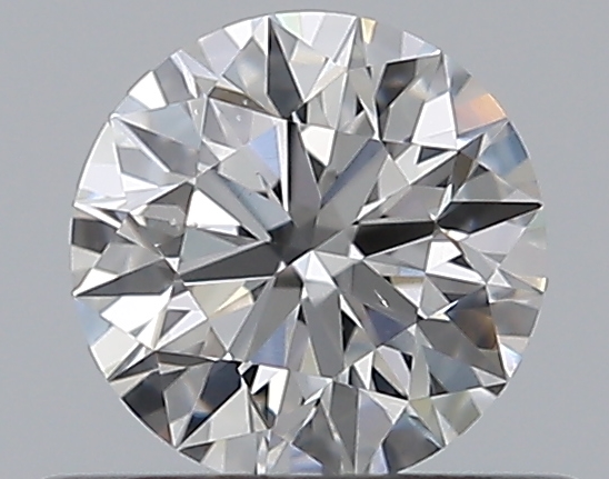 0.43 CaratF-VS2 EX Cut Round Diamond