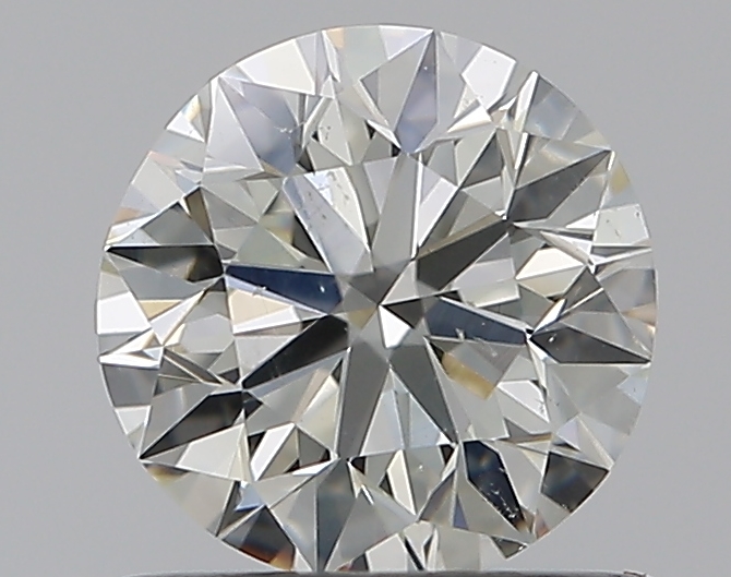 0.7 CaratJ-SI2 EX Cut Round Diamond