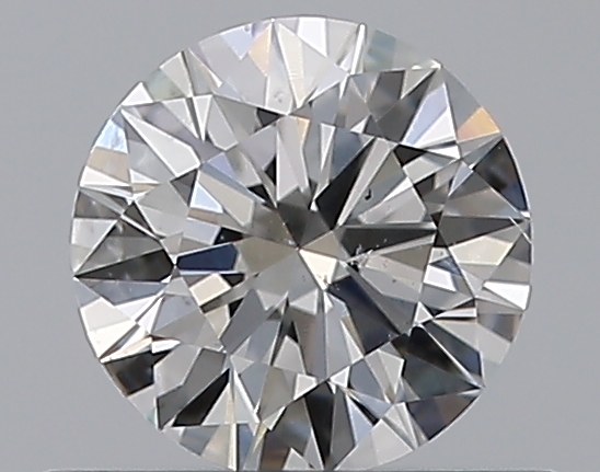 0.5 CaratF-SI1 EX Cut Round Diamond