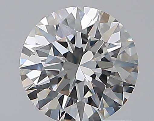 0.53 CaratF-VS1 EX Cut Round Diamond