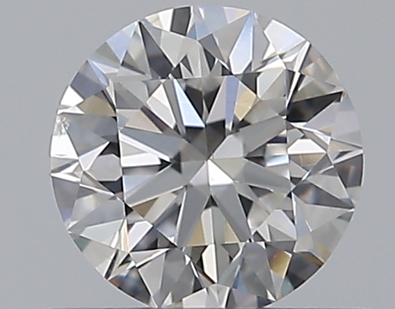 0.5 CaratF-SI1 EX Cut Round Diamond