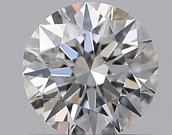 0.61 CaratD-VVS1 EX Cut Round Diamond