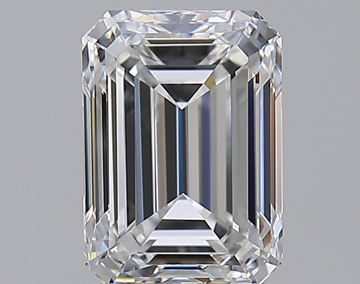 2 CaratE-VS1 - Cut Emerald Diamond