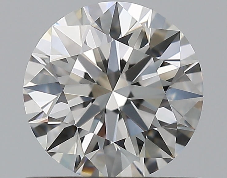 0.76 CaratH-VVS2 EX Cut Round Diamond