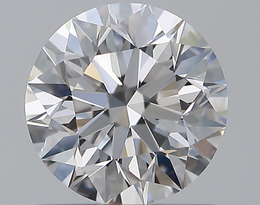 1 CaratD-VVS2 EX Cut Round Diamond
