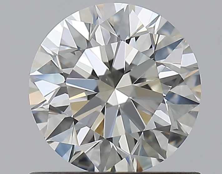 0.77 CaratJ-VS1 EX Cut Round Diamond