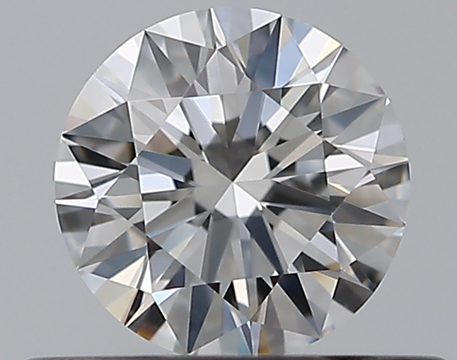 0.43 CaratF-VVS2 EX Cut Round Diamond