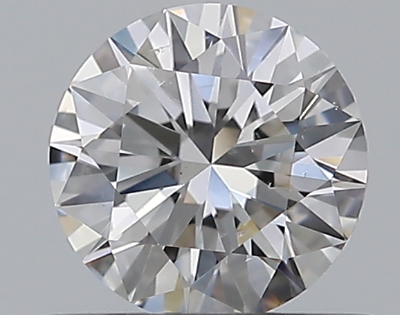 0.51 CaratD-SI1 EX Cut Round Diamond