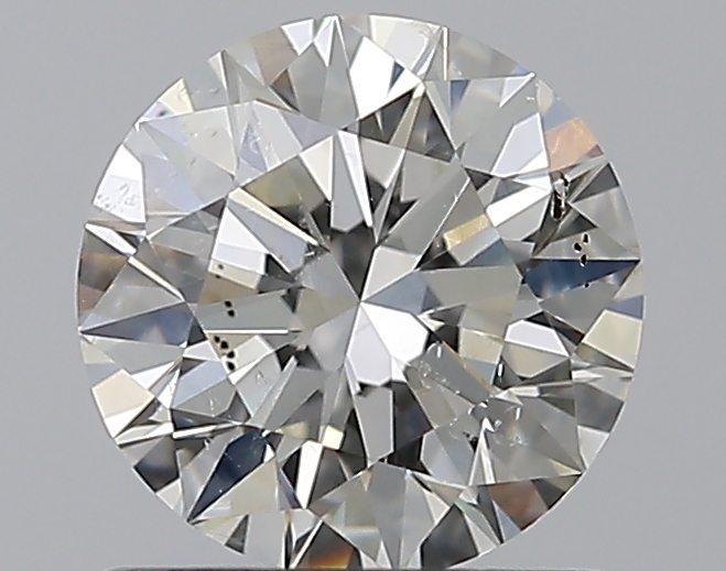0.96 CaratJ-SI2 EX Cut Round Diamond