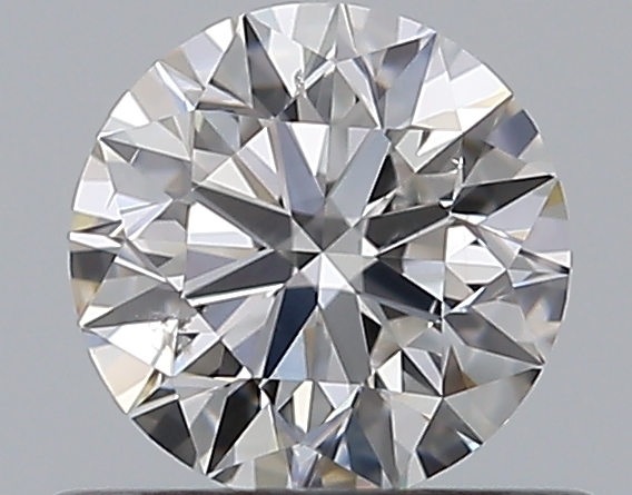 0.51 CaratF-SI2 EX Cut Round Diamond