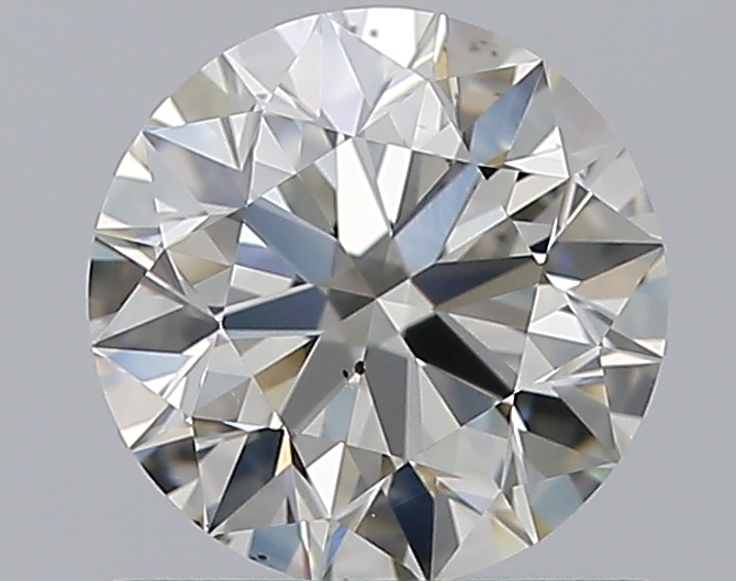 0.91 CaratJ-VS2 EX Cut Round Diamond