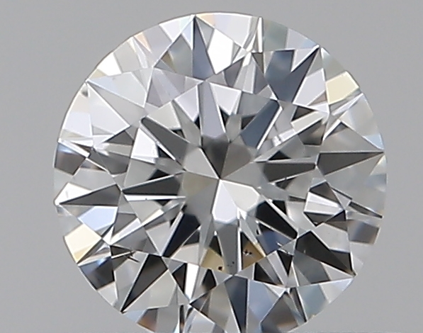 0.33 CaratF-SI1 EX Cut Round Diamond