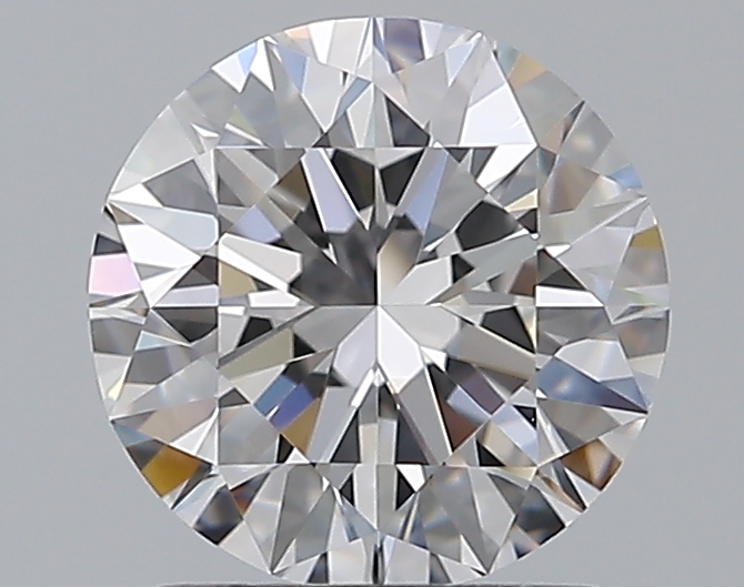 1.29 CaratD-VVS2 EX Cut Round Diamond