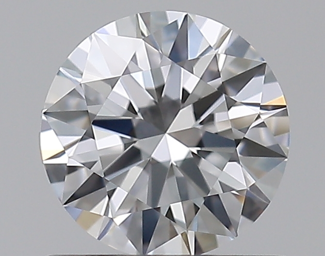 0.66 CaratD-VVS1 EX Cut Round Diamond