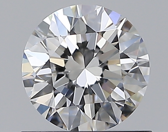 0.7 CaratE-VS1 EX Cut Round Diamond