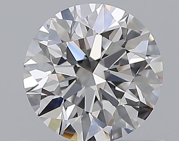 0.65 CaratE-VS1 EX Cut Round Diamond