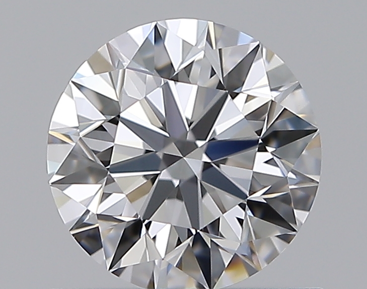 0.75 CaratD-VVS2 EX Cut Round Diamond