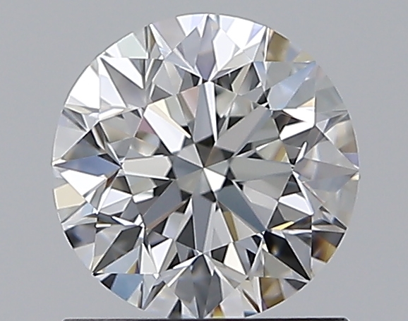 1 CaratF-VVS2 EX Cut Round Diamond