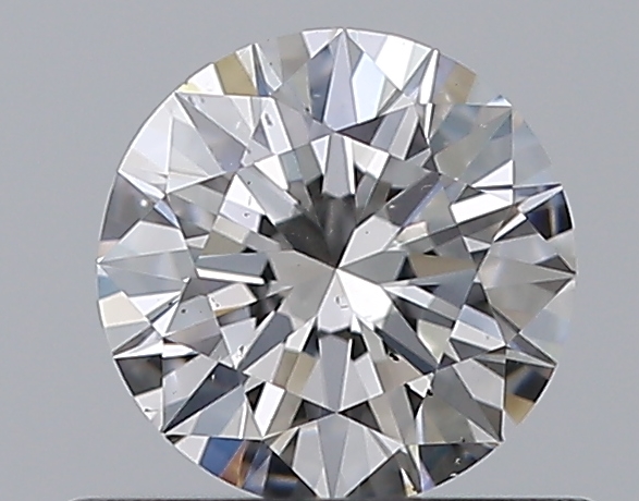 0.55 CaratD-SI1 EX Cut Round Diamond