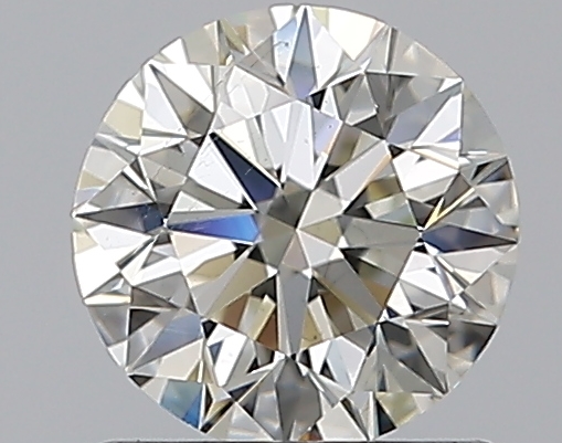 0.9 CaratK-SI1 EX Cut Round Diamond