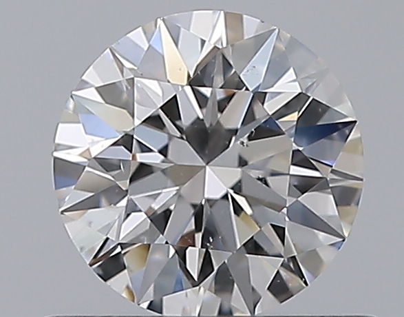 0.58 CaratE-SI1 EX Cut Round Diamond