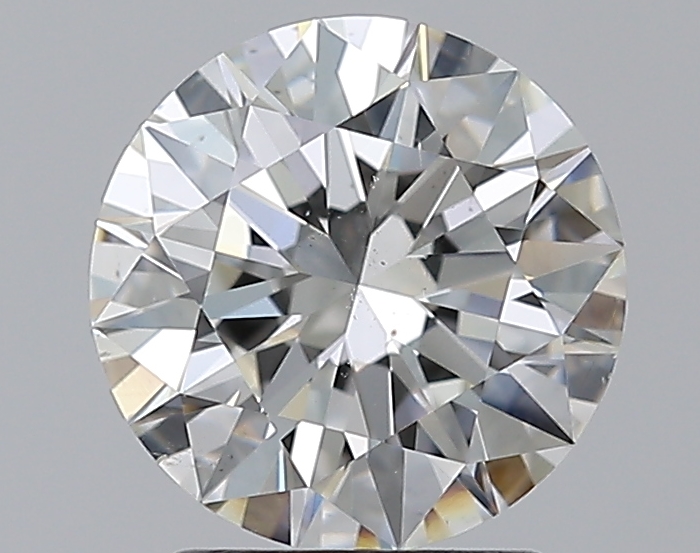 2.01 CaratG-SI1 EX Cut Round Diamond