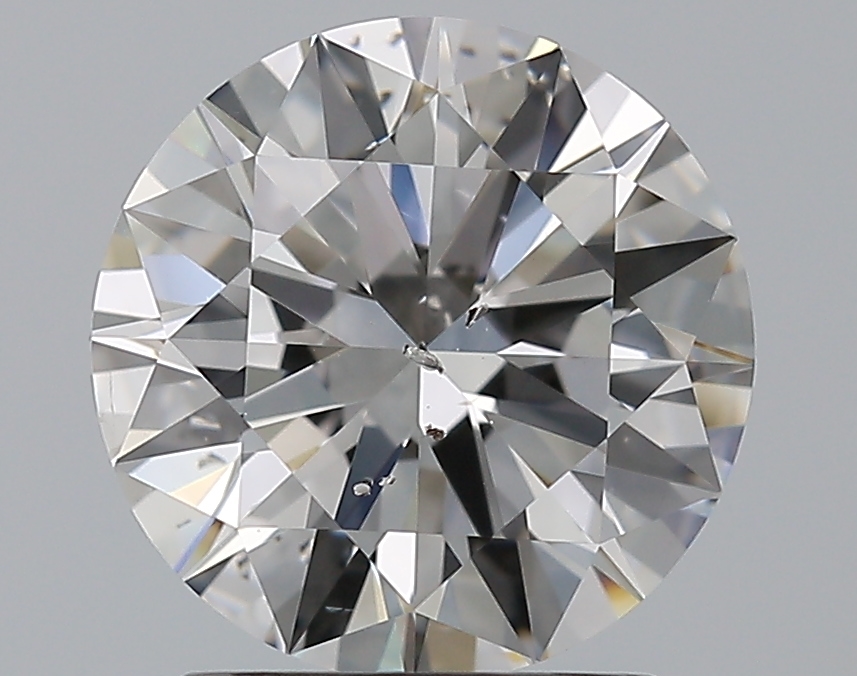 2.01 CaratG-SI2 EX Cut Round Diamond