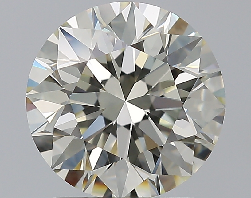 2.01 CaratL-VS1 EX Cut Round Diamond