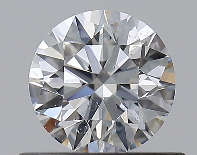 0.5 CaratF-SI1 EX Cut Round Diamond